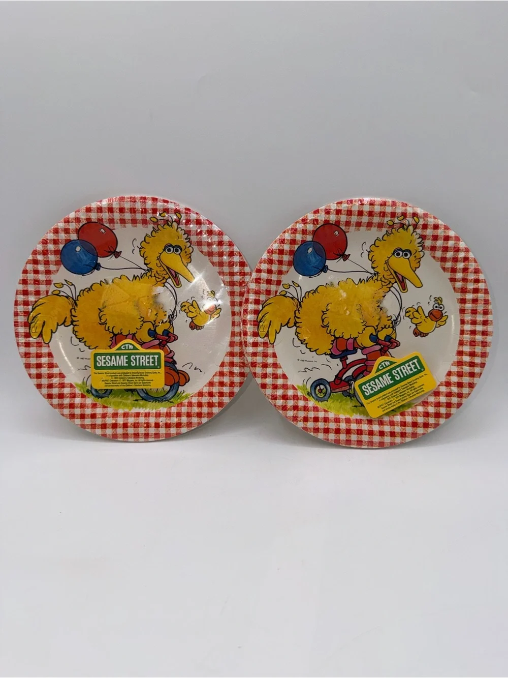 Vintage Sesame Street Party Plates
